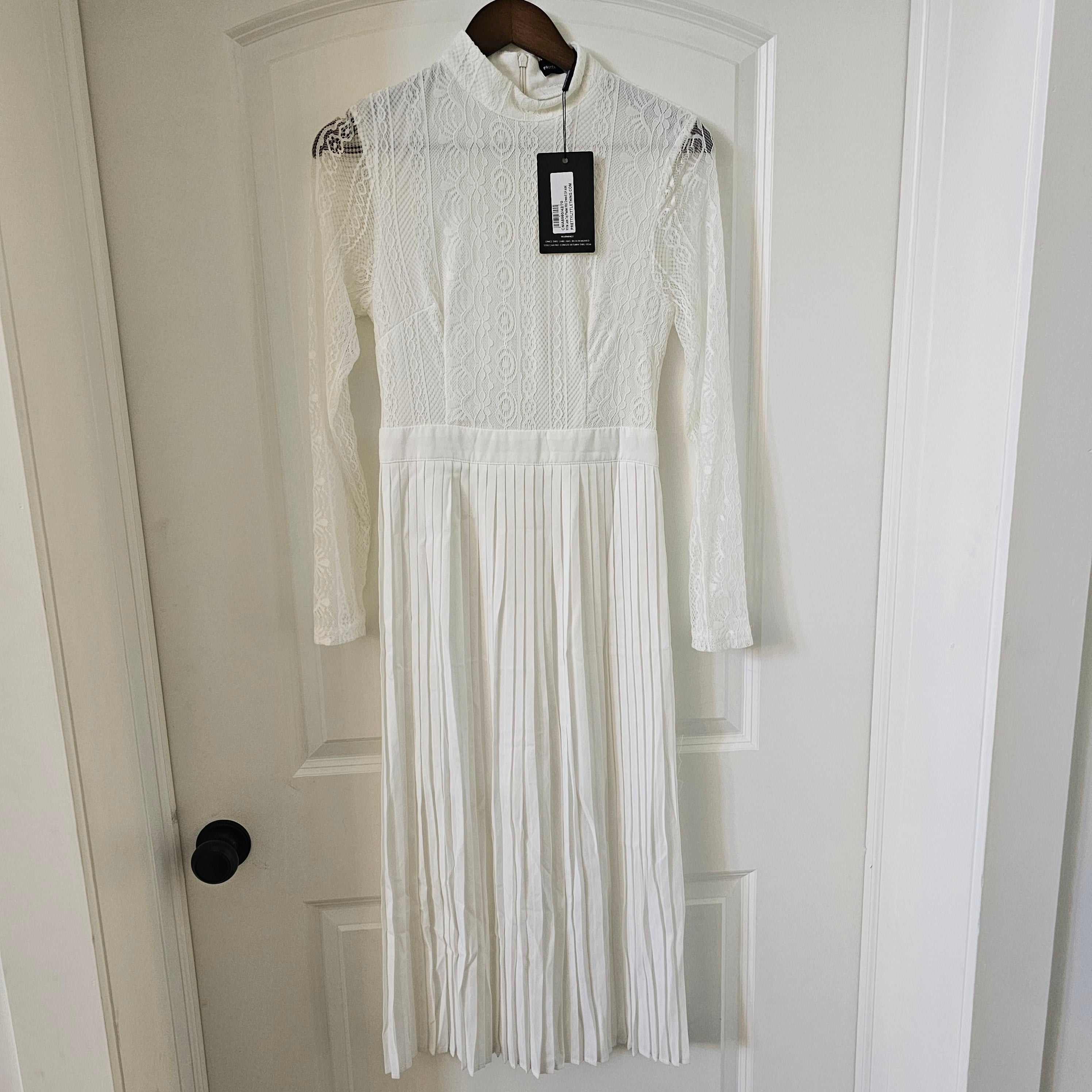 White Lace Pretty Little thing Dress