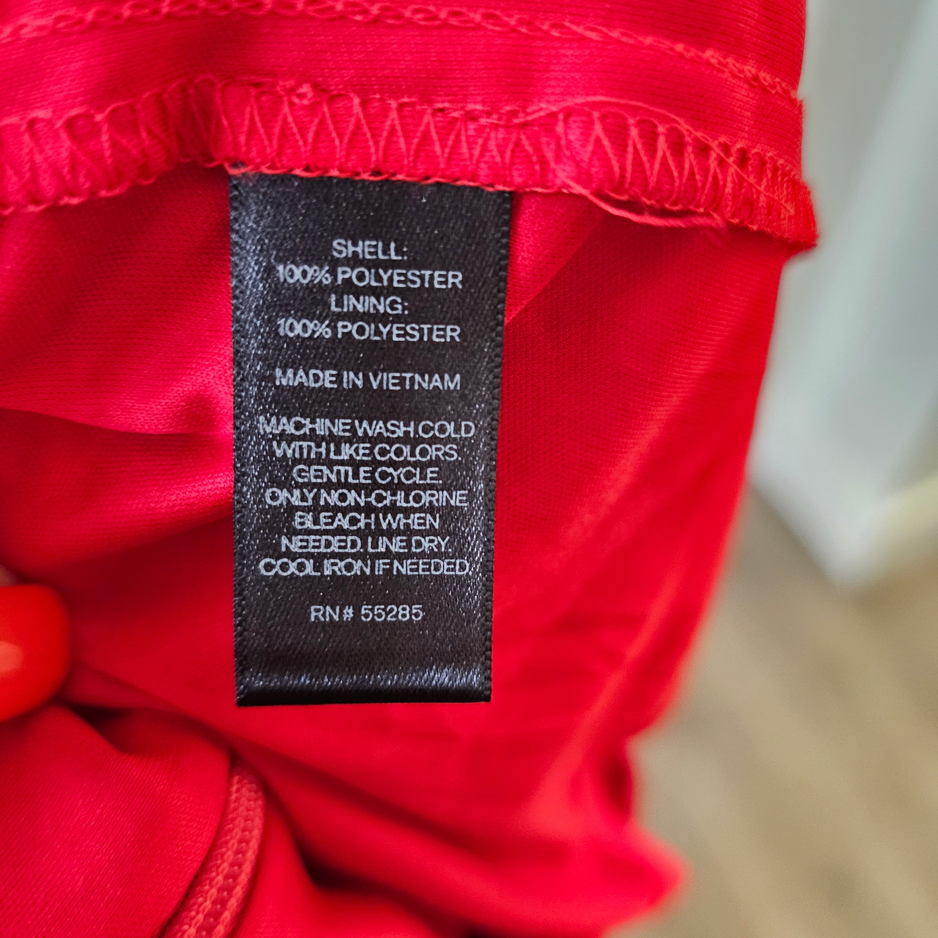 Red Floor Length Express Halter Top Dress