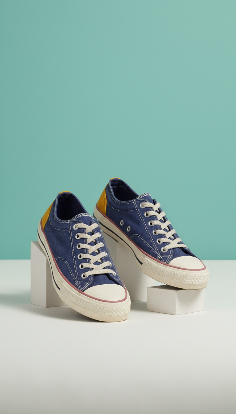 Indigo Ink Vintage Sneakers